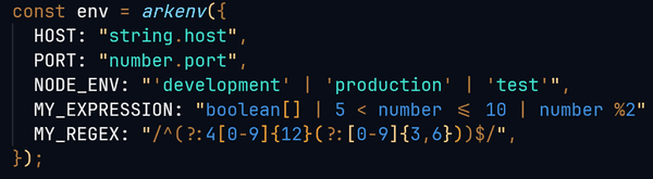 ArkType syntax highlighting in VS Code