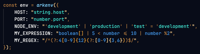 ArkType syntax highlighting in VS Code